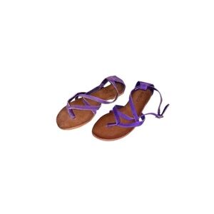 Matisse Purple Leather Sandals - Women’s Size 5